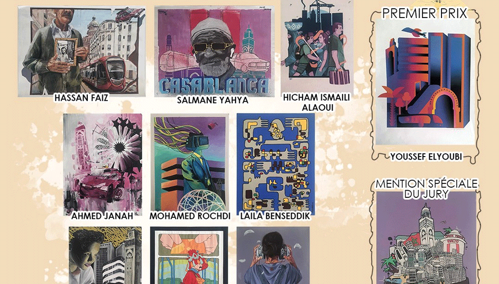 Le 1e prix du concours « Street Art Casablanca » attribué à Youssef El Youbi Le 1e prix du concours « Street Art Casablanca » attribué à Youssef El Youbi