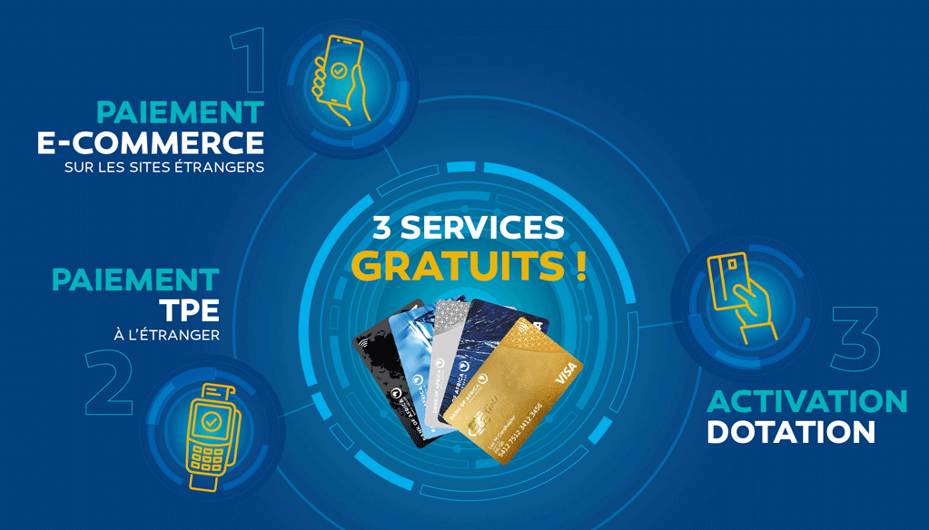 Bank of Africa offre la gratuité des transactions par carte en ligne ou sur les TPE à l’étranger Bank of Africa offre la gratuité des transactions par carte en ligne ou sur les TPE à l’étranger