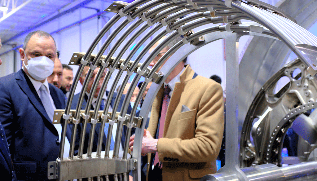Les indicateurs de l’emploi et des exportations confirment la reprise de l’industrie marocaine Ryad Mezzour, Ministre de l’Industrie et du Commerce lors de l'inauguration du site industriel AD Industrie Mechanical Assemblies Aerospace (ADIMA Aerospace